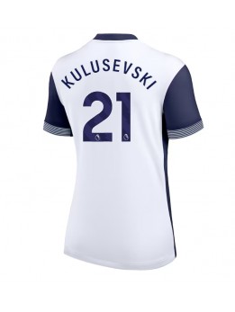 Tottenham Hotspur Dejan Kulusevski #21 Heimtrikot für Frauen 2024-25 Kurzarm